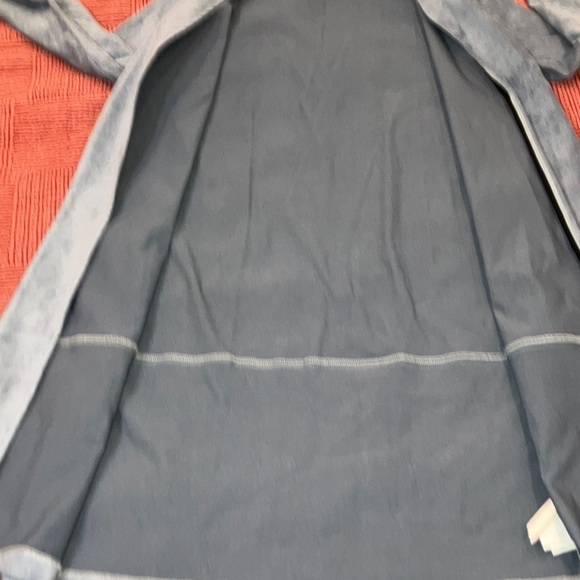 Yest Women's size 6 Light blue Blazer - lightweight suede like material - Picture 12 of 16